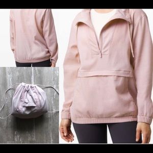 Lululemon Pack Light Pullover, Pink Porcelain
